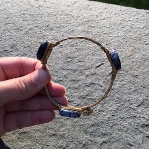 Bourbon and Bowties Blue Stone Bangle